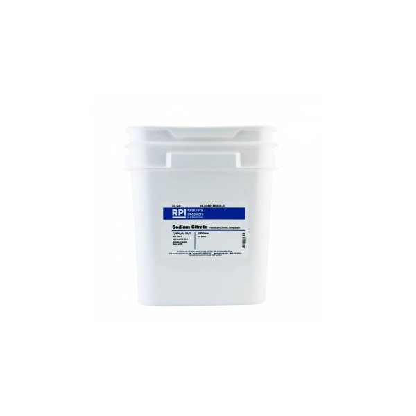 Rpi Sodium Citrate, Trisodium Salt, Dihydrate, Citric Acid, Trisodium Dihydrate, 10 KG S23040-10000.0 - main